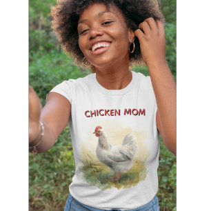 Grappige Kippenmoeder Boerderij T-shirt