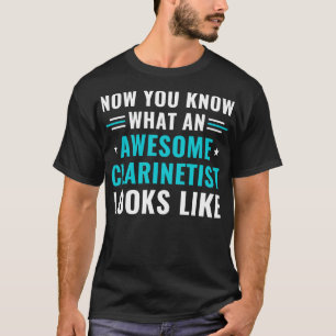 Grappige klarinet klarinettist Geweldige klarinett T-shirt