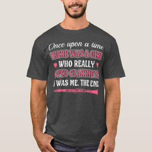 Grappige klarinet klarinettist Once Upon the Time T-shirt