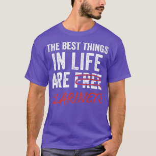 Grappige Klarinet Speler Klarinettist Beste Dingen T-shirt