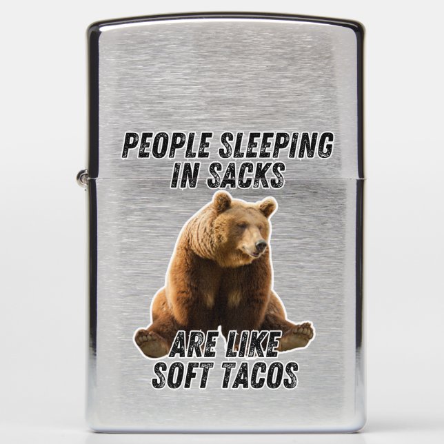 Grappige klassieke beer thema camper (Voorkant)