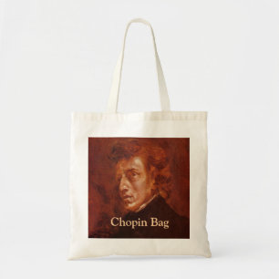 Grappige klassieke Chopin Bag - budget 1-kant prin Tote Bag