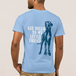 Grappige Kleine Dog Argwanend T-shirt