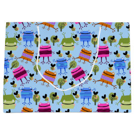 Grappige Kleurrijke Kikkers en Hommels Groot Cadeauzakje