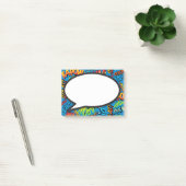 Grappige Kleurrijke Moderne Comic Book Speech Bubb Post-it® Notes (Kantoor)