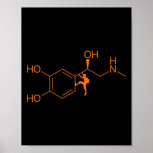Grappige Klim Adrenaline Formule, Rotsbeklimmer Poster