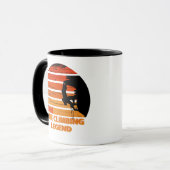 Grappige klim vader cadeaus mok (Voorkant links)