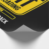 Grappige knevel cadeaupapier (Hoek)