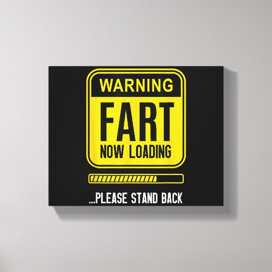 Grappige knevel canvas afdruk (Voorkant)