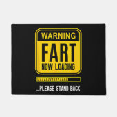 Grappige knevel deurmat (Voorkant)