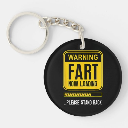 Grappige knevel sleutelhanger (Voorkant)