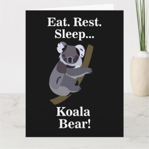 Grappige Koala Beer Kaart