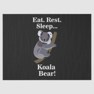 Grappige Koala Beer Tissuepapier
