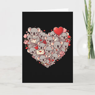 Grappige Koala Hart Valentijn Koala Dames Heren Ki Kaart