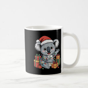 Grappige Koala Kerstman Hoed Dieren Liefhebbers Le Koffiemok