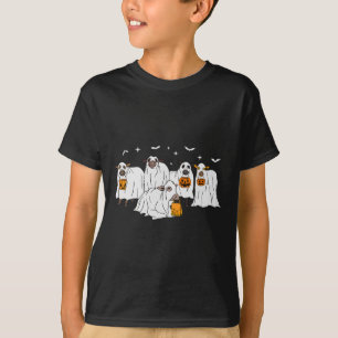 Grappige Koe Ghost Halloween Farmer Trick or treat T-shirt