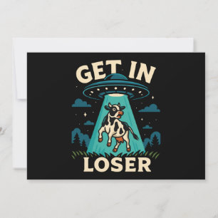 Grappige Koe ontvoering door ufo Kaart