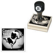 Grappige Koe Pose Stempel (Gestempeld)