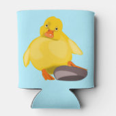 Grappige Koelbox met Yellow Duck -  Blikjeskoeler (Achterkant)