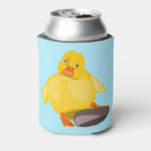 Grappige Koelbox met Yellow Duck -  Blikjeskoeler (Blikje Achterkant)