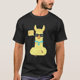 Grappige Koele Alpaca Vicuña Guanaco Lama Fokker A T-shirt