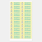 Grappige koelkast cartoon gepersonaliseerd labels (Vel)