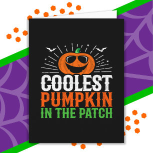 Grappige Koelste Pompoen In De Patch Halloween Fee Kaart