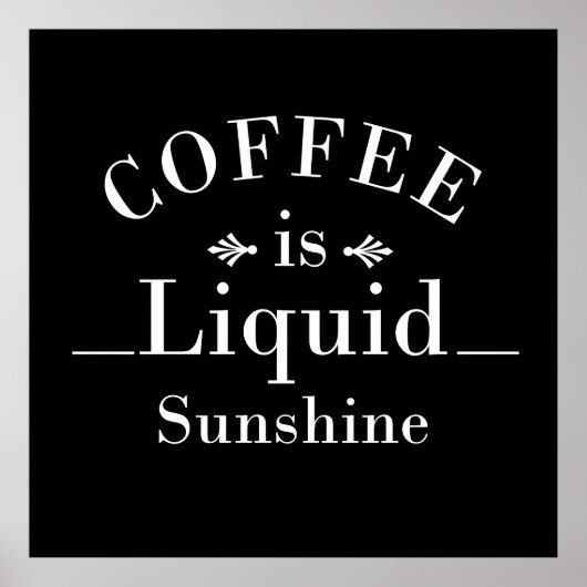 Grappige koffie drinker citaten poster (Voorkant)