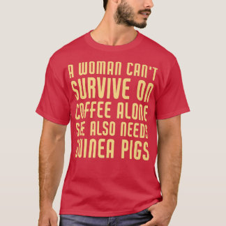 Grappige koffie en cavia liefhebber Premium  T-shirt