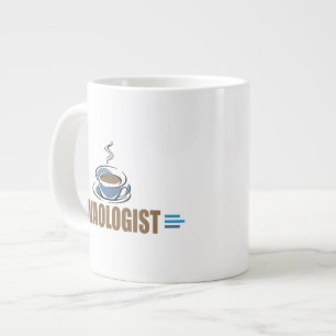 Grappige koffie grote koffiekop