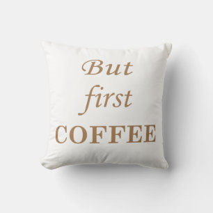 Grappige koffie spreuken kussen