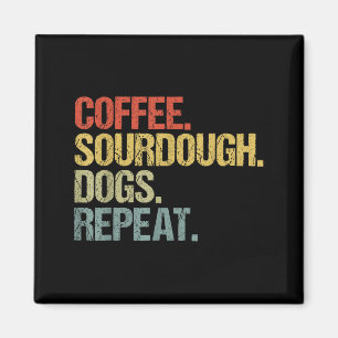 Grappige Koffiehonden Sourdough Brood Bakken Sourd Magneet