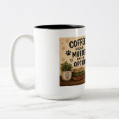Grappige koffiekat mok (Links)