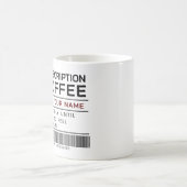 Grappige koffiemok met doktersrecept (Center)