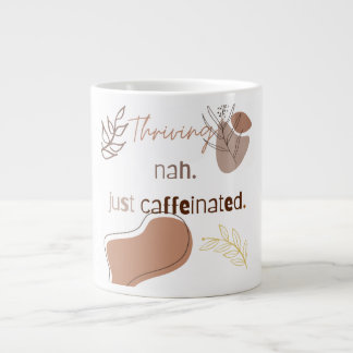 Grappige koffiemok voor vermoeide zielen extra grote beker