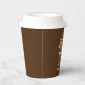 grappige koffiewoordkunst papieren bekers (Rechts)