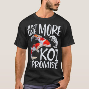 Grappige koi nog één koi ik beloof karpervis L T-shirt