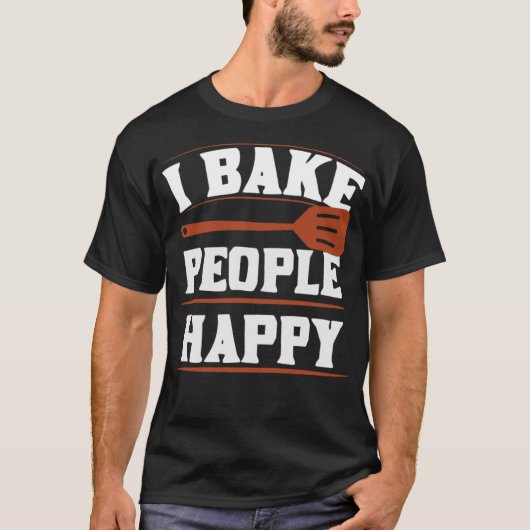 grappige kokok bagel dope chef t-shirt (Voorkant)