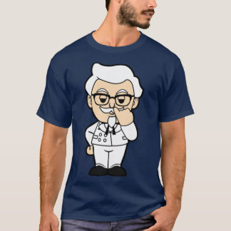 Grappige kolonel Sanders T-shirt