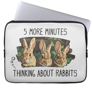 Grappige konijnen laptophoes laptop sleeve