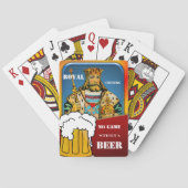 Grappige Koning Bier Speelkaarten Deck (Achterkant)