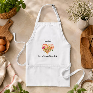 Grappige kookcitaat Cute hart keukencadeau Standaard Schort