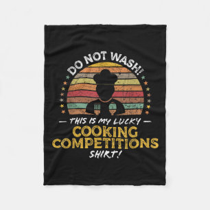 Grappige kookwedstrijden Chef Cook Baker Quote G Fleece Deken