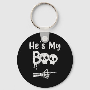 Grappige koppels Halloween bijpassende kostuums Sleutelhanger