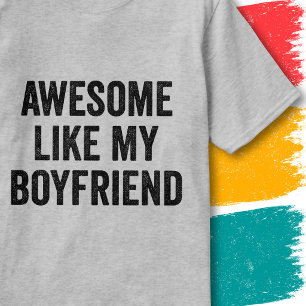 Grappige Koppels Quote Geweldig Zoals Mijn Vriend T-shirt