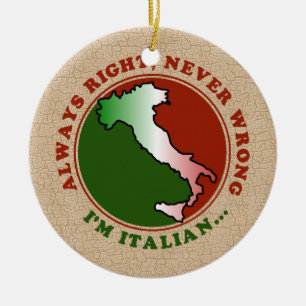 Grappige Koppige Italiaanse Versiering Keramisch Ornament