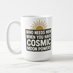 Grappige Kosmische Maan Krachten Sarcastische Heks Koffiemok