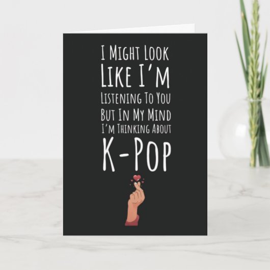 Grappige Kpop Kaarten Humor K Pop (Voorkant)