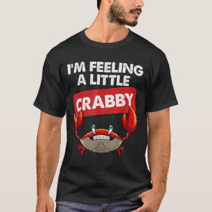 Grappige krab kostuum voor mannen vrouwen krab ete t-shirt