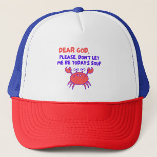 Grappige Krab Soep Cup Trucker Pet